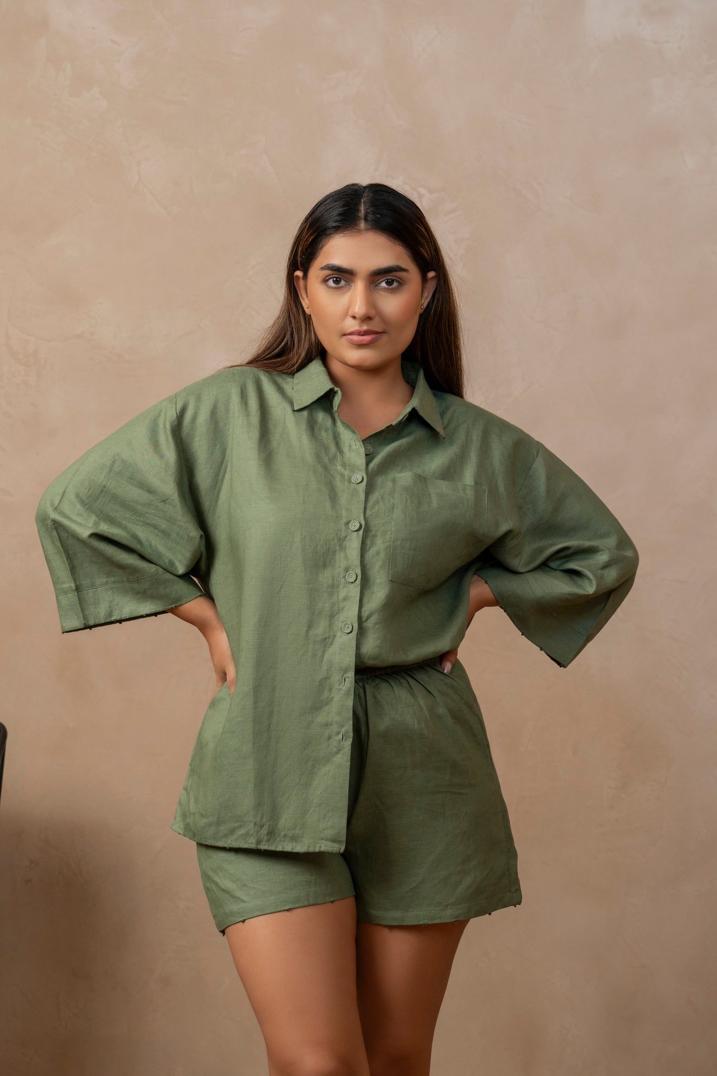 Mahi | Shorts in Olive - The Tulua Shop