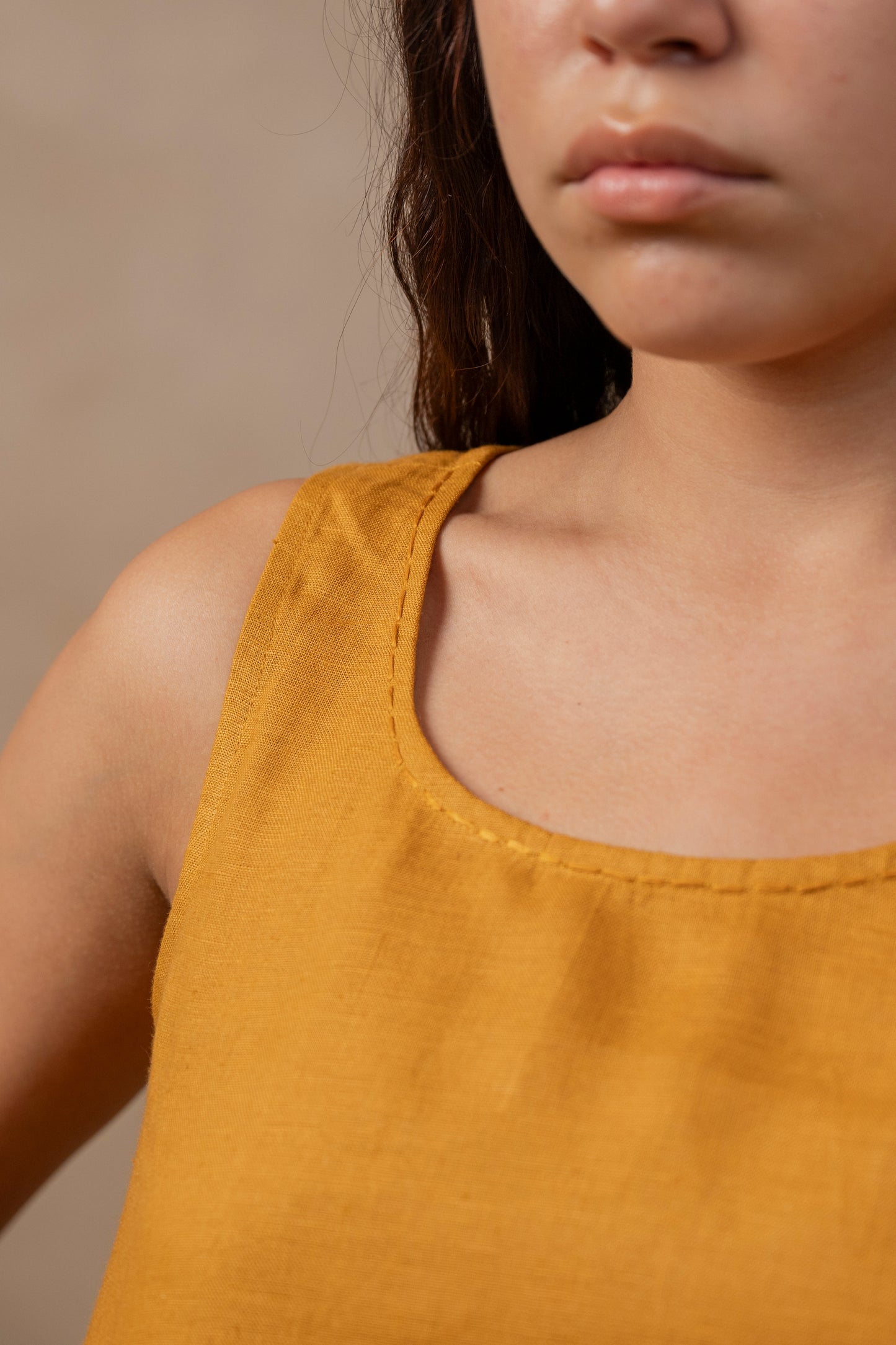 Aneri | Lounge Top in Gold - The Tulua Shop